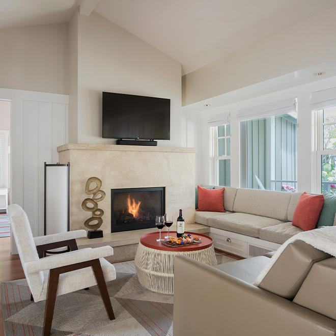 Carneros Resort and Spa 2 King Residence Living Room